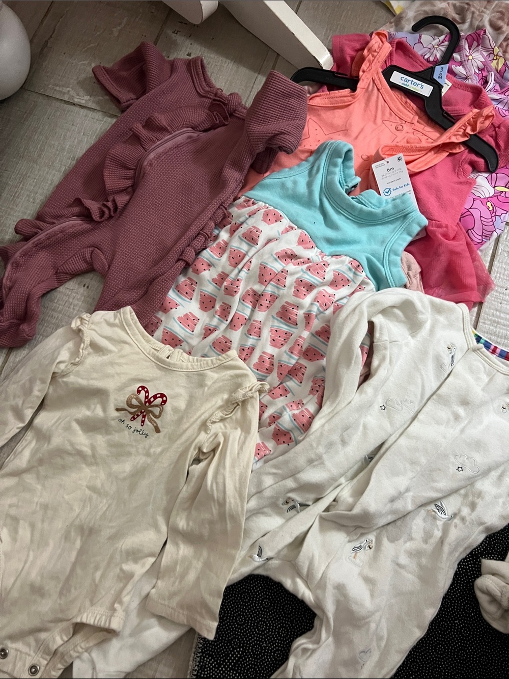 Carter's, magnetic me, first impressions, 0-3M 5 onesies 2 sleep 1 swim 2 pants